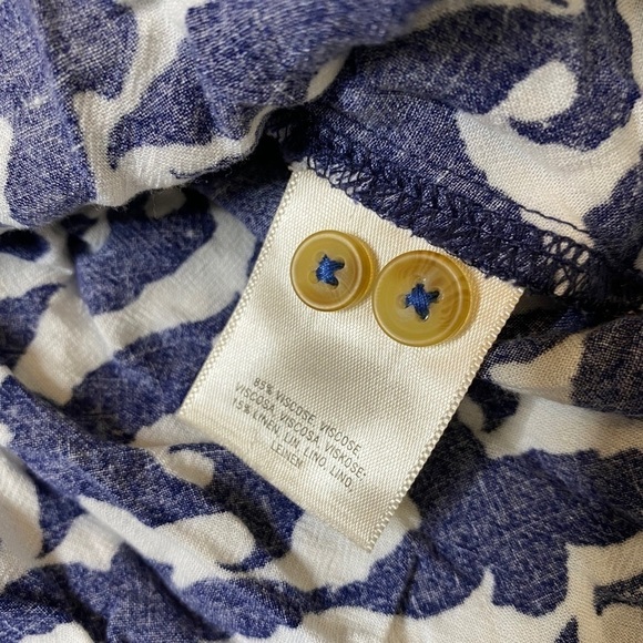 Anthropologie Maeve Alexa bird print smocked - Picture 8 of 10